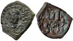 BIZANTINE - Costante II (641-668) - Follis - Busto di fronte con globo crucigero /R Numerale M, in esergo SC' Ratto 1582; Sear 1103 (AE g. 5,74)
BB-S...