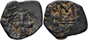 BIZANTINE - Costante II (641-668) - Follis - Costante stante di fronte /R Grande M Sear 1008 (AE g. 3,77)
qBB