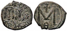 BIZANTINE - Michele II (820-821) - Follis - Busto di Michele e Teofilo di fronte /R Grande M Ratto 1814/1816; Sear 1652 (AE g. 2,92)
BB-SPL