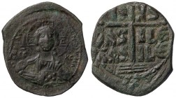 BIZANTINE - Romano III (1028-1034) - Follis (attribuito) - Cristo nimbato di fronte /R Croce su tre gradini entro scritte Sear 1823 (AE g. 11,36)
BB-...