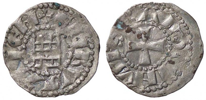 LE CROCIATE - GERUSALEMME - Baldovino III (1143-1163) - Denaro - Croce patente /...