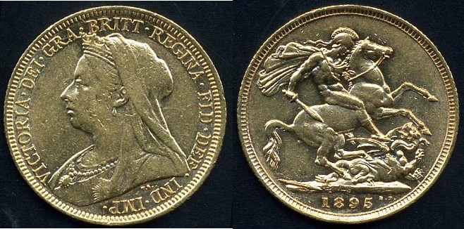 ESTERE - AUSTRALIA - Vittoria (1837-1901) - Sterlina 1895 S - Velata Kr. 13 AU
...