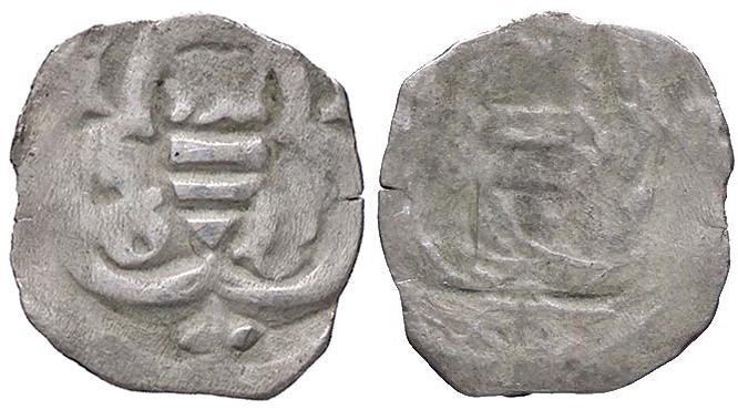 ESTERE - AUSTRIA - Albrecht III (1365-1395) - Pfennig (Vienna) - Stemma sormonta...