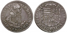 ESTERE - AUSTRIA - Ferdinando Arciduca (1564-1595) - Tallero (Hall) - Busto coronato a d. con scettro /R Stemma coronato Dav. 8095 (AG g. 28,69)
BB-S...