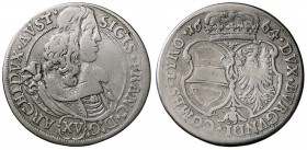 ESTERE - AUSTRIA - Leopoldo I (1658-1705) - 15 Kreuzer 1664 Kr. 1219 AG
qBB