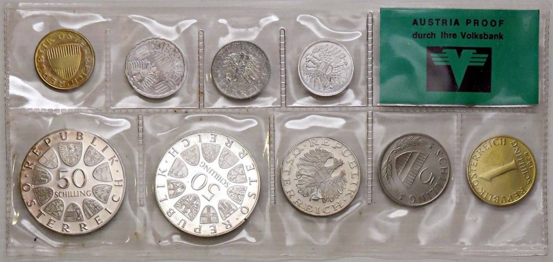 ESTERE - AUSTRIA - Seconda Repubblica (1945) - Serie 1974 AG-NI-BR 9 valori
FS