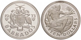 ESTERE - BARBADOS - Elisabetta II (1952) - 10 Dollari 1973 AG
FS