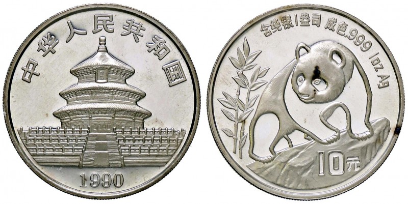 ESTERE - CINA - Repubblica Popolare Cinese (1912) - 10 Yuan 1990 - Panda Kr. 276...