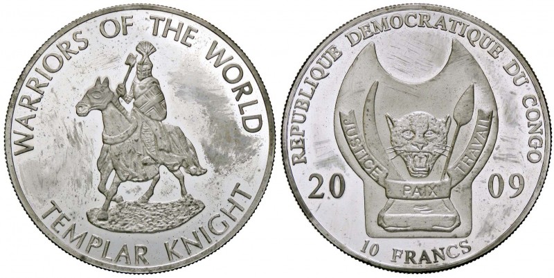 ESTERE - CONGO REP. DEMOCRATICA - Repubblica - 10 Franchi 2009 AG
FS