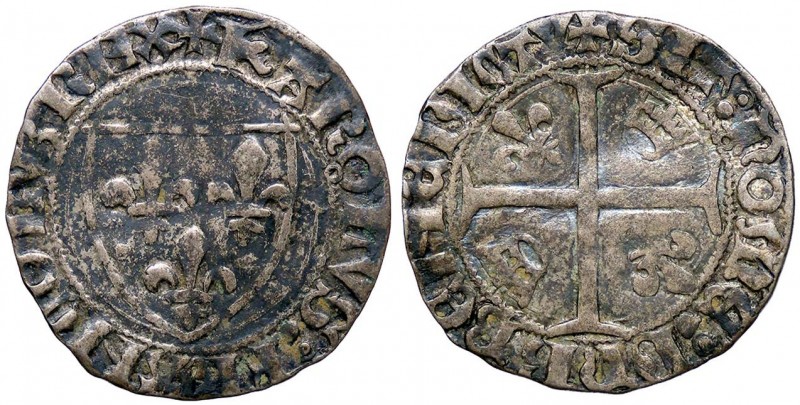 ESTERE - FRANCIA - Carlo VI (1380-1422) - Bianco Dup. 377 (AG g. 2,68)
qBB