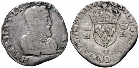 ESTERE - FRANCIA - Carlo IX (1560-1574) - Testone 1561 Dup. 1050 (AG g. 9,38)A nome di Enrico II
qBB