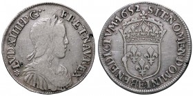 ESTERE - FRANCIA - Luigi XIV (1643-1715) - Mezzo scudo 1652 E Kr. 164.6 AG
MB-BB