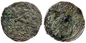 ZECCHE ITALIANE - ANCONA - Pio V (1566-1572) - Quattrino - Chiavi decussate /R Busto del Santo Berm. 1008 (CU g. 0,48)
bel BB