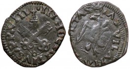 ZECCHE ITALIANE - L'AQUILA - Innocenzo VIII (ribellione dell'Aquila) (1484-1486) - Cavallo - Chiavi decussate /R Aquila spiegata e coronata CNI 1; Mun...
