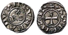 ZECCHE ITALIANE - ASTI - Comune (1140-1336) - Denaro - CVNRADUS II; nel campo REX /R ASTENSIS; Croce patente MIR 34; Biaggi 232 (MI g. 0,75)
bello SP...