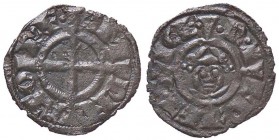 ZECCHE ITALIANE - BRINDISI - Federico II (1197-1250) - Denaro (1239) - Croce intersecante /R Testa coronata Spahr 121; MIR 282 NC (MI g. 0,9)
qSPL/BB...