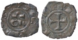 ZECCHE ITALIANE - BRINDISI - Corrado II (1254-1258) - Denaro - CVR entro cerchio /R Croce patente entro cerchio CNI 217; MIR 316 R (MI g. 0,55)
BB