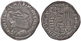 ZECCHE ITALIANE - CASALE - Guglielmo II Paleologo (1494-1518) - Testone - Busto con cappello a s. /R Stemma inquartato CNI 29/32 e 35/40; MIR 185 R (A...