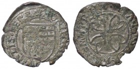 ZECCHE ITALIANE - CASALE - Bonifacio II Paleologo (1518-1530) - Sezzino - Stemma /R Croce in cornice di quattro archi CNI 51/58; MIR 225 (MI g. 0,87) ...
