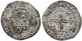 ZECCHE ITALIANE - CASALE - Guglielmo Gonzaga (1566-1587) - Bianco 1569 - Stemma coronato /R Croce ornata CNI 10/12; MIR 274/3 NC (MI g. 4,82) Ossidazi...
