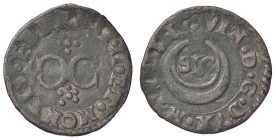 ZECCHE ITALIANE - CASALE - Vincenzo I Gonzaga (1587-1612) - Quattrino - Crescente lunare /R Lettere CC accostate CNI 105/122; MIR 312 (MI g. 0,85)
BB