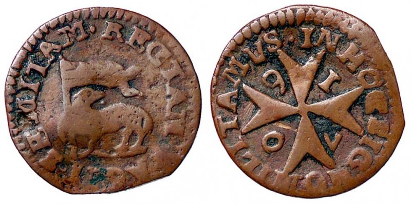 ZECCHE ITALIANE - MALTA - Fra Ramon Perellos y Roccaful (1697-1720) - Grano 1706...