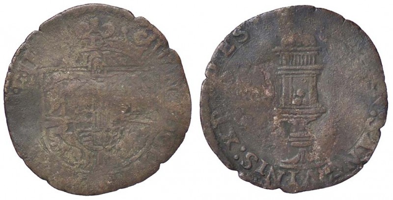 ZECCHE ITALIANE - MANTOVA - Vincenzo I Gonzaga (1587-1612) - Grosso - Stemma cor...