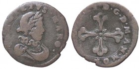 ZECCHE ITALIANE - MANTOVA - Carlo I Gonzaga (1627-1637) - Sesino - Croce fogliata /R Busto laureato di Virgilio a d. CNI 51/52; MIR 659 R CU
MB-BB