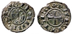 ZECCHE ITALIANE - MESSINA - Federico II (1197-1250) - Mezzo denaro (1244) - Aquila ad ali spiegate /R Croce patente Spahr 132; MIR 115 RR (MI g. 0,28)...