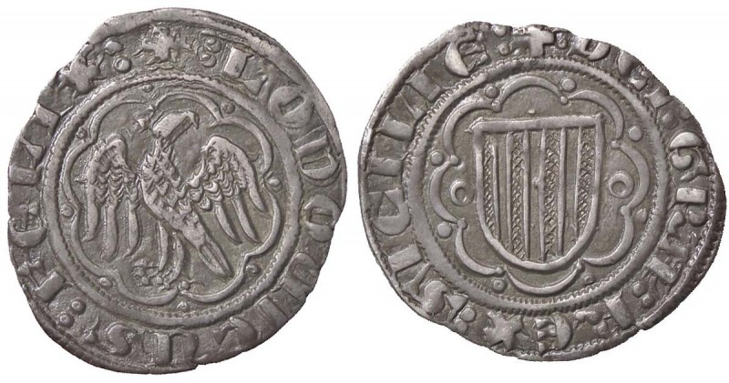 ZECCHE ITALIANE - MESSINA - Ludovico d'Aragona (1342-1355) - Pierreale - Aquila ...