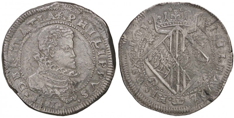 ZECCHE ITALIANE - MESSINA - Filippo III (1598-1621) - Scudo 1611 - Busto a d. /R...