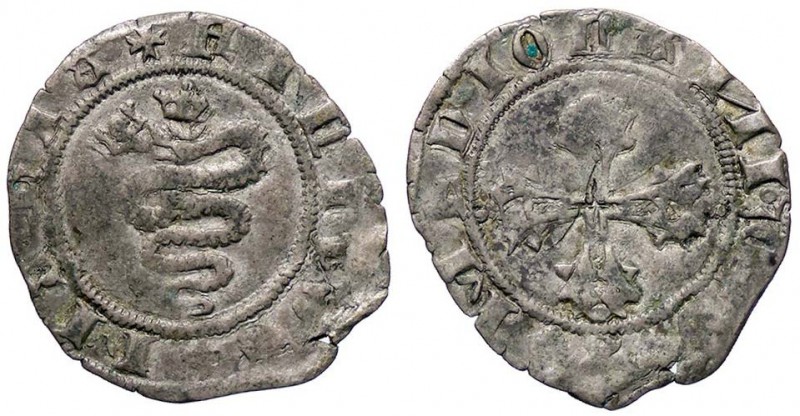 ZECCHE ITALIANE - MILANO - Filippo Maria Visconti (1412-1447) - Sesino - Biscia ...