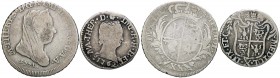ZECCHE ITALIANE - MILANO - Maria Teresa d'Asburgo (1740-1780) - 20 Soldi 1771 Crippa 8A; MIR 425/1 RR AG Assieme a 10 soldi 1762 - Lotto di 2 monete
...