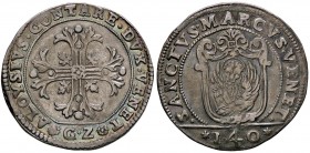 ZECCHE ITALIANE - VENEZIA - Alvise Contarini (1676-1684) - Scudo della Croce Pao. 4 R AG
BB+