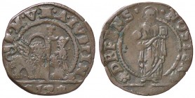 ZECCHE ITALIANE - VENEZIA - Marc'Antonio Giustinian (1684-1688) - Soldo da 12 bagattini Pao. 14 MI
BB