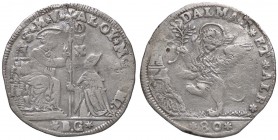ZECCHE ITALIANE - VENEZIA - Alvise II Mocenigo (1700-1709) - Leone da 80 soldi per la Dalmazia e l'Albania Pao. 21 RR AG Appiccagnolo rimosso
MB-BB