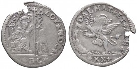 ZECCHE ITALIANE - VENEZIA - Alvise II Mocenigo (1700-1709) - Quarto di leone da 20 soldi per Dalmazia e Albania Pao. 23 RR AG Appiccagnolo rimosso
MB...