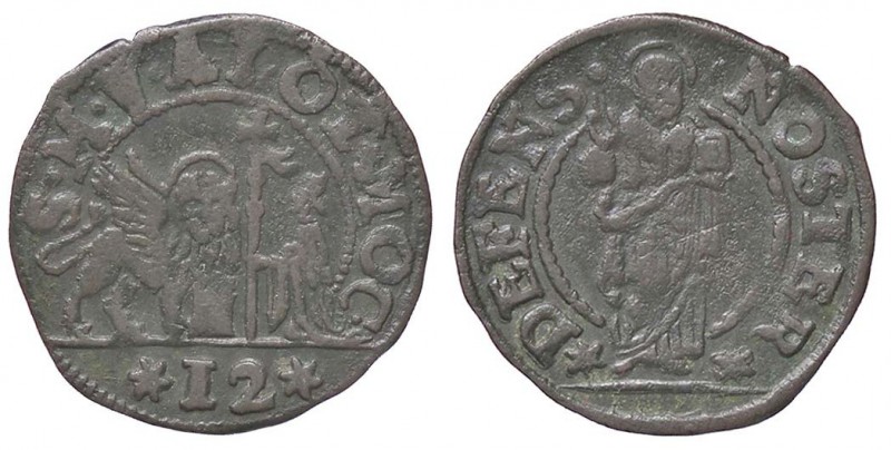 ZECCHE ITALIANE - VENEZIA - Alvise II Mocenigo (1700-1709) - Soldo da 12 bagatti...