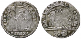 ZECCHE ITALIANE - VENEZIA - Alvise III Mocenigo (1722-1732) - 15 Soldi 1722 Pao. 20; Mont. 2452 AG
MB-BB