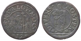 ZECCHE ITALIANE - VENEZIA - Alvise III Mocenigo (1722-1732) - Soldo da 12 bagattini Pao. 22; Mont. 2456 MI
BB