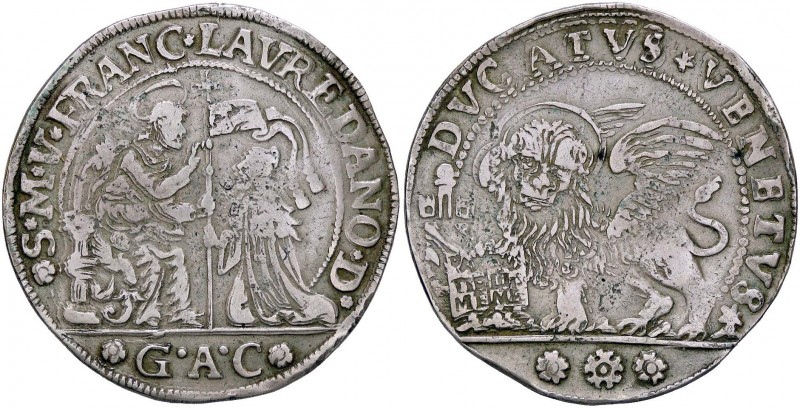 ZECCHE ITALIANE - VENEZIA - Francesco Loredan (1752-1762) - Ducato Pao. 19 AG Si...