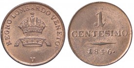 ZECCHE ITALIANE - VENEZIA - Ferdinando I d'Asburgo-Lorena (1835-1848) - Centesimo 1846 Pag. 174; Mont. 232 CU Rame rosso
FDC