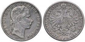 ZECCHE ITALIANE - VENEZIA - Francesco Giuseppe I d'Asburgo-Lorena (1848-1866) - Fiorino 1859 Pag. 226; Mont. 271 R AG
MB-BB