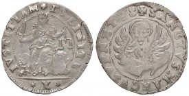 ZECCHE ITALIANE - VENEZIA - Monetazione anonima - 10 Gazzette o lirone (5 gennaio 1571) Pao. 726 (MI g. 8,03)all'esergo X
bel BB