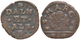 ZECCHE ITALIANE - VENEZIA - Monetazione per la Dalmazia e l'Albania - Soldo Pao. 802 (CU g. 2,1)S MARC V
BB