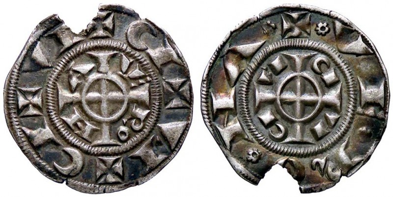 ZECCHE ITALIANE - VERONA - Federico II di Svevia (1218-1250) - Grosso - Croce in...