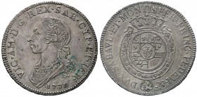 SAVOIA - Vittorio Amedeo III (1773-1796) - Mezzo scudo 1778 Mont. 339 R AG
SPL/qSPL