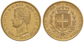SAVOIA - Carlo Alberto (1831-1849) - 20 Lire 1849 T Pag. 209; Mont. 80 AU
SPL