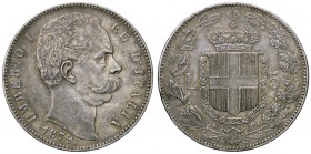 SAVOIA - Umberto I (1878-1900) - 5 Lire 1879 Pag. 590; Mont. 33 AG
BB-SPL