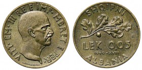 SAVOIA - Albania - 0,05 Lek 1940 XVIII Pag. 1007; Mont. 510 BR
SPL-FDC